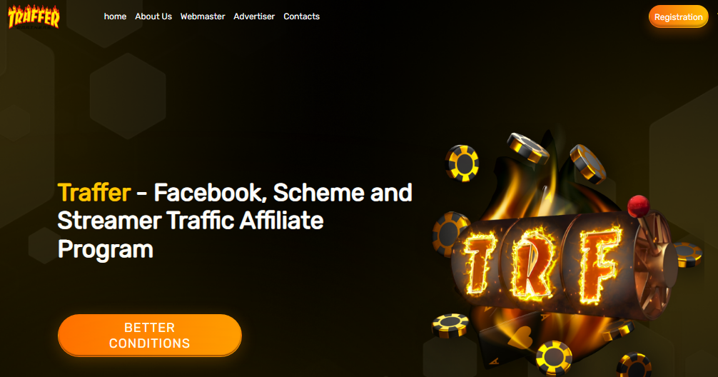 Review of the Traffer partners network. Affiliate and rating of best affiliate online casino networks | CPADOK.media