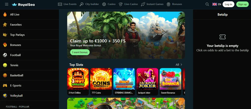 Огляд Win-Offers - офер RoyalSea